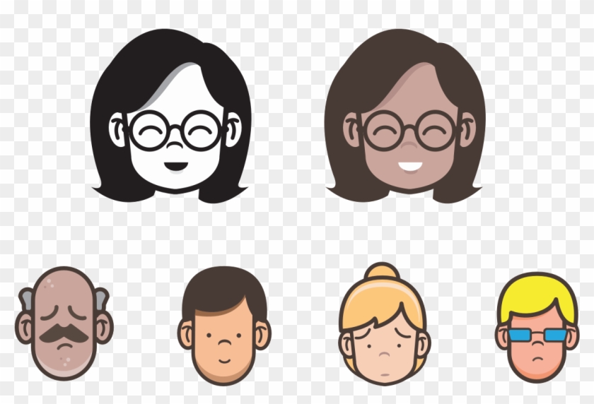 Nose Glasses Cheek - Cartoon #1146548