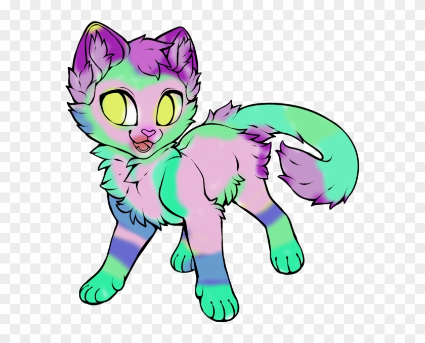 Free Cat Line By Kawiku By Thegummybeartree - Cartoon #1147927
