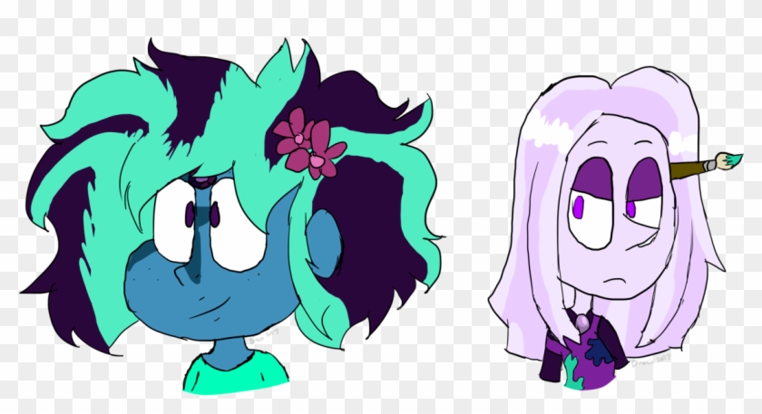 Peacock Topaz And Lavender Pearl By Dracosbadart - Cartoon #1147942