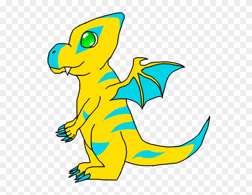 Baby Dragon By Stormiethedark - Cartoon #1148110