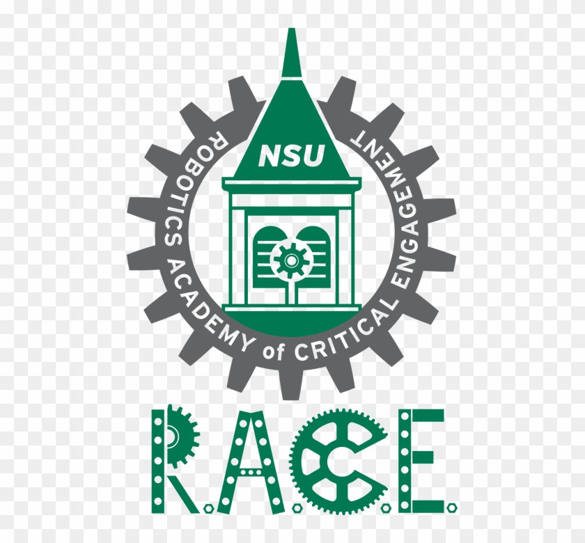 Nsu Robotics Academy Of Critical Engagement, R - Cogwheel With Chains Drawing #1148263