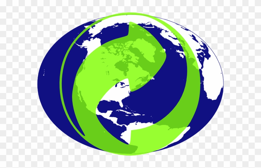 Recycle Earth Clip Art At Clker - Drymaps Drymap Of The World Black Map Americas Globe #1148770