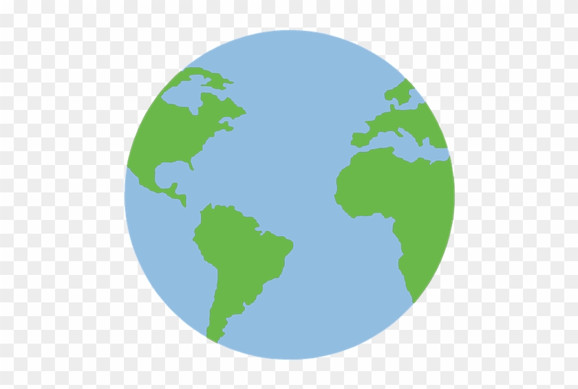 Earth Clipart Asia - Check 6 C60028 World Map Of Earth Wall Decal Sticker #1148787