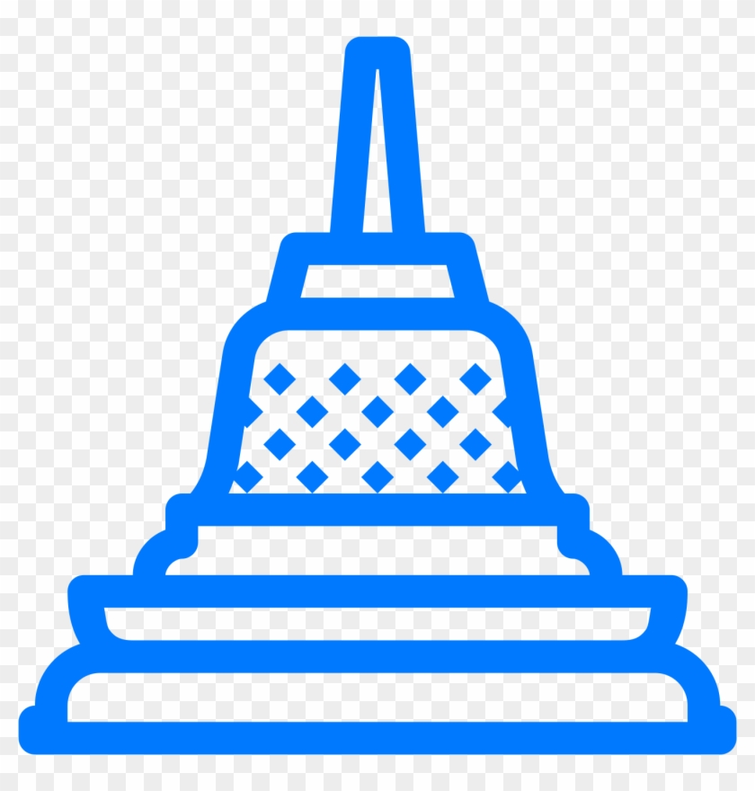 Borobudur Clipart - Borobudur Icon Png #1148896