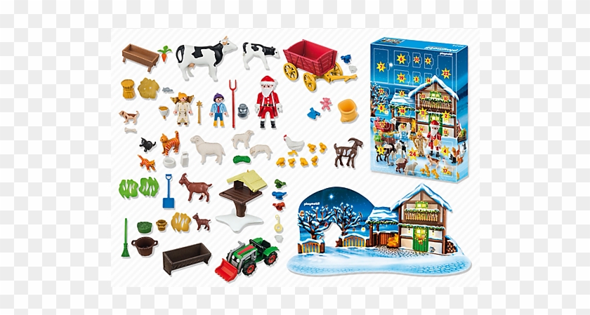 Playmobil ® 6624 Advent Calendar Christmas At The Farm - Playmobil Advent Calendar 2018 #1149077