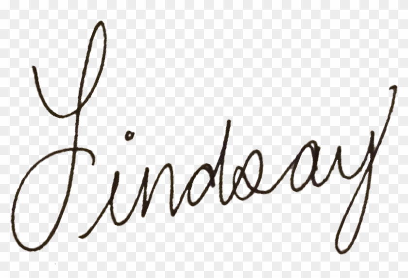 Lindsay Signature - Calligraphy #1149220