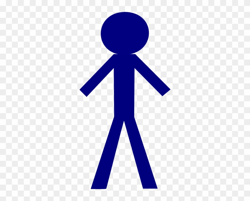 Blue Stick Figure #1149434