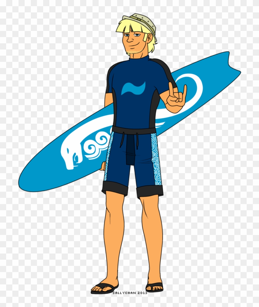 The Surfer Bum By Sallychan - Clip Art #1149911
