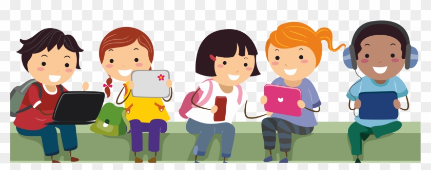 Image Result For Send Cartoon Children Using Ict - Learning Is Fun Png #1149913