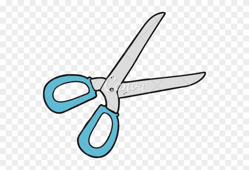 Cartoon Scissors - Cartoon #1150061