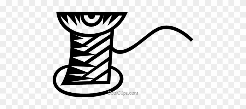 Spool Of Thread Royalty Free Vector Clip Art Illustration - Spool Of Thread Royalty Free Vector Clip Art Illustration #1150062