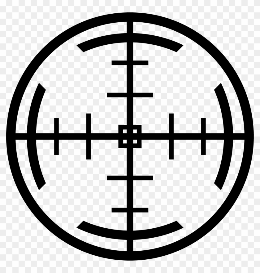 Circle Scalable Vector Graphics Icon - Crosshair Icon #1150199