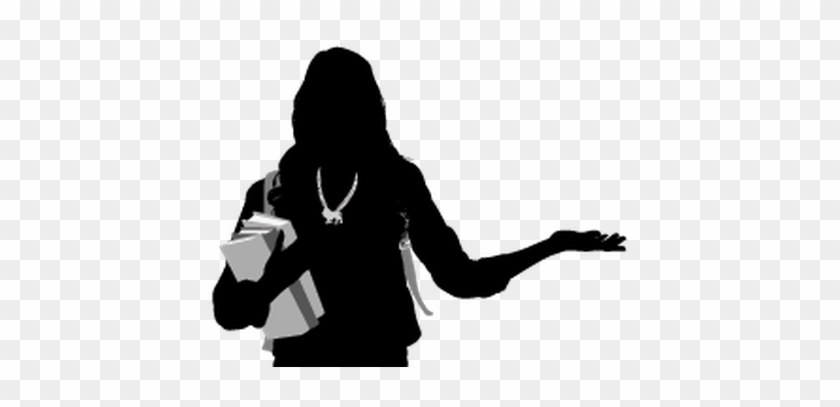 Students - Clipart - Silhouette #1150329