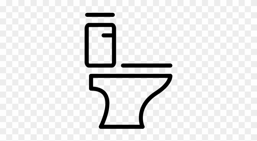 Toilet Side Vector - Toilet #1150336