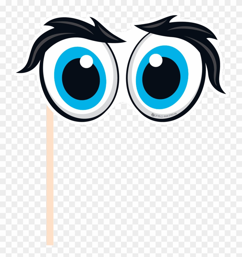Photocall Gift Party Eyes Photobooth-08 - Booth Eyes Png #1150601