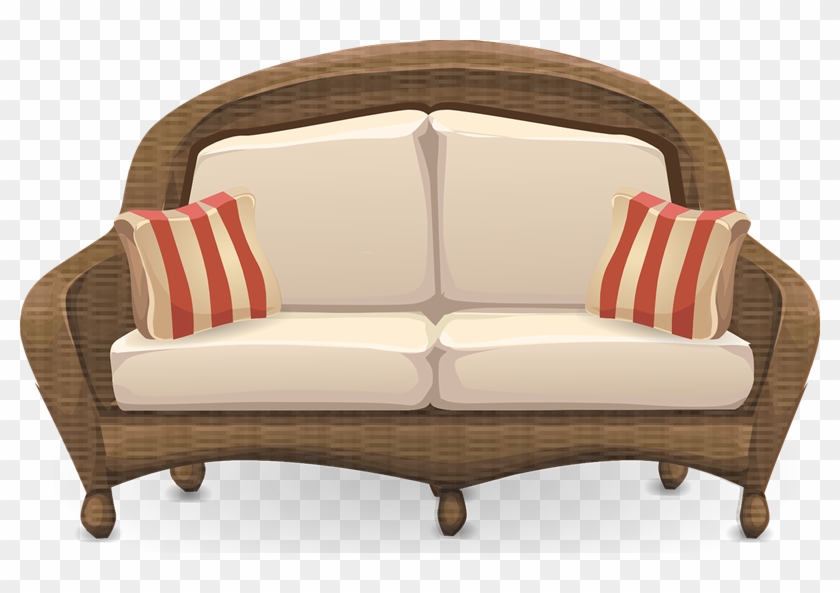 Couch - Clipart - Kursi Png #1151106