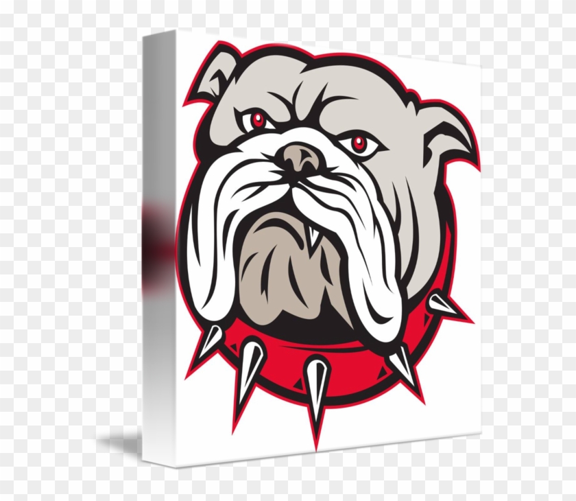 Decoration Vinyl Stickers Dog Bulldog Head Decoration #1151308