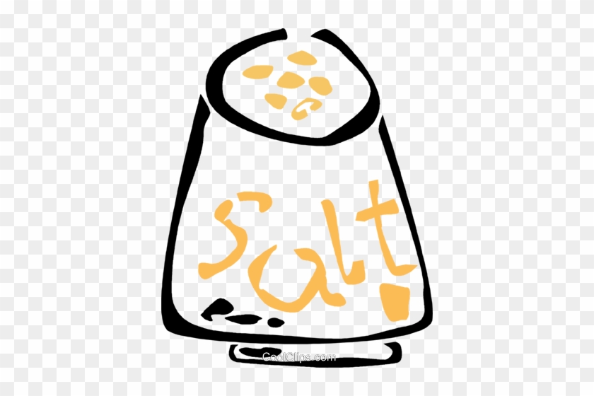 Salt Shaker Royalty Free Vector Clip Art Illustration - Salt Shaker Royalty Free Vector Clip Art Illustration #1151486
