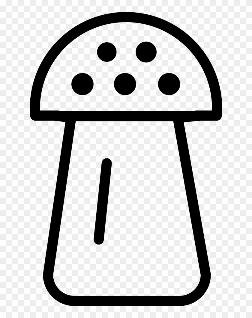 Salt Shaker Outline Comments - Kitchen Utensil #1151490