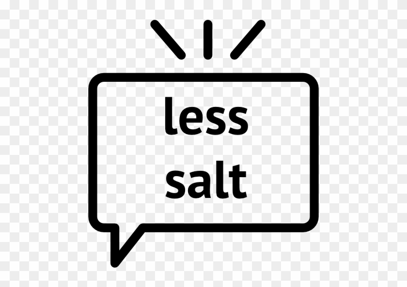 Salt Free Icon - Sign #1151499
