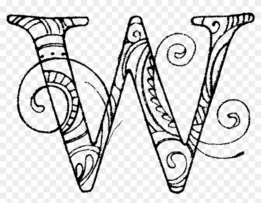 W - Clip Art #1151547