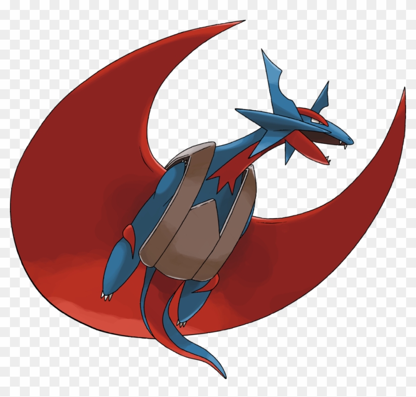 Mega Salamence By Theangryaron Mega Salamence By Theangryaron - Pokemon Mega Evolution Salamence #1151794