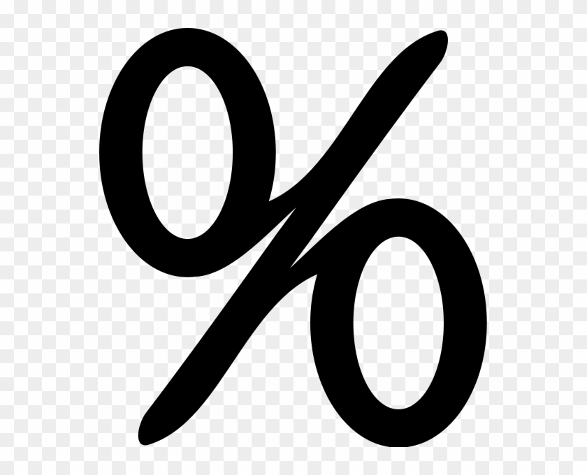 Percentage Sign Png Images - Percentage Black And White #1152369