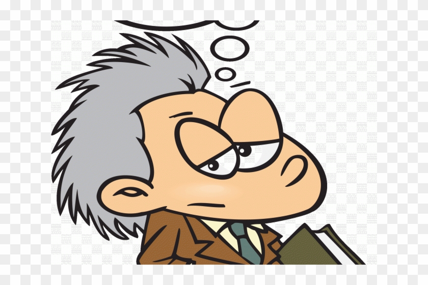 Mathematics Cliparts - Cartoon Smart Person #1152856