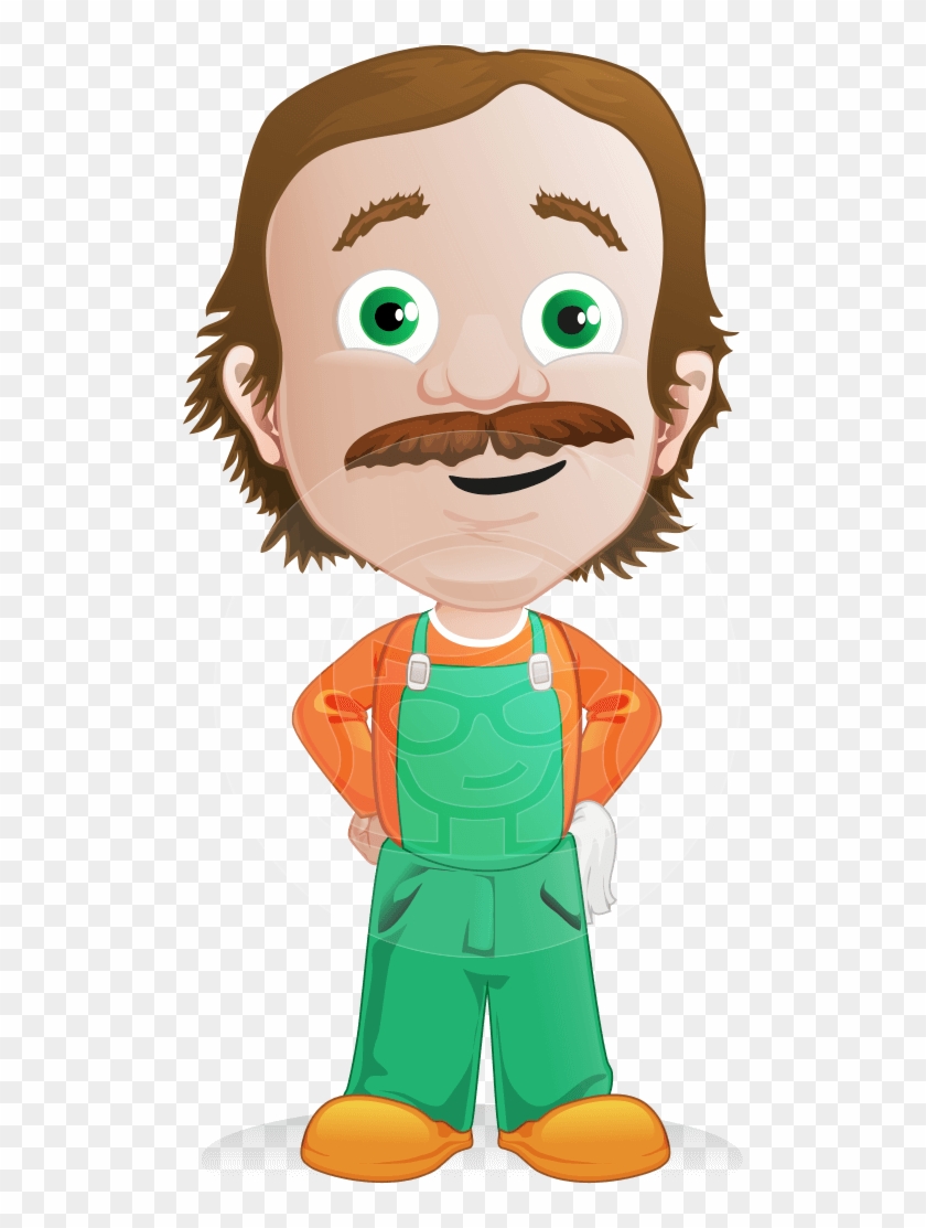 Vector Man Professional Worker Cartoon Character Marcelino - Worker Cartoon Png #1153158