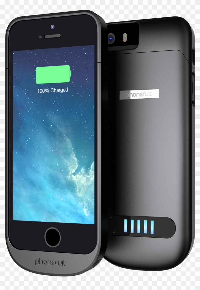 Charge The Iphone Se/5s/5 And Sync W/ Itunes All At - Phonesuit Elite Battery Case For Iphone 5/5s - Blue #1153462