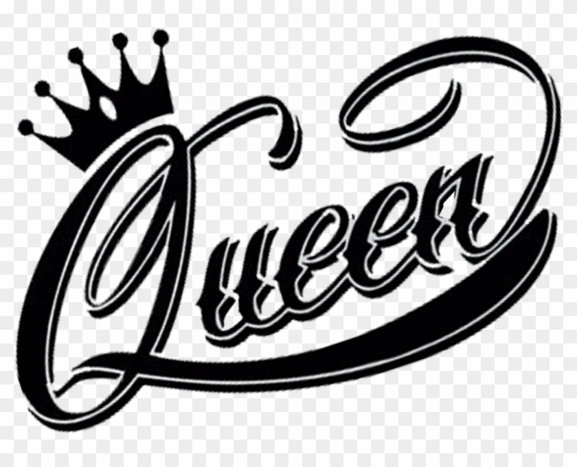 Queen Band Logo Png Download - Queen Wall Words Princess Crown Vinyl Sticker Kids #1153575