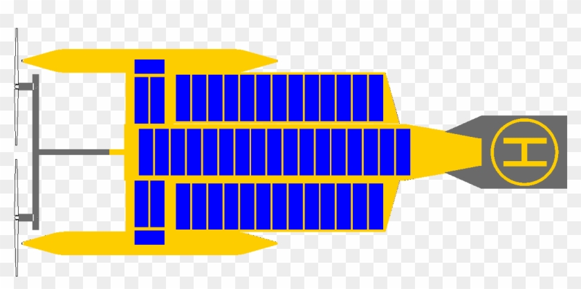 Ocean Plastic Cleaning Autonomous Robot Ship Model - Warm And Cool Colors #1155157