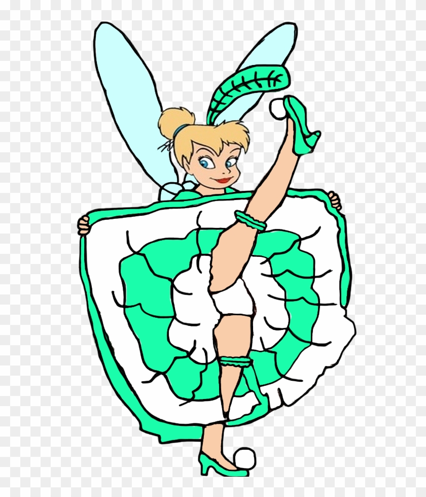Tinkerbell Doing The Can-can By Darthranner83 - Digital Art #1155200