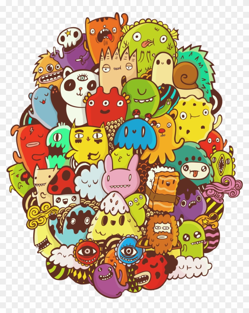 Colored Doodle By Doodlebros Colored Doodle By Doodlebros - Colored Doodle Art Png #1155695