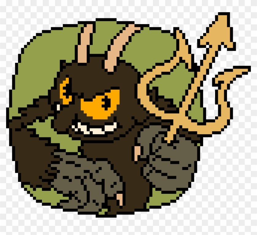 Cuphead - The Devil - By Aplawesome - Cuphead Devil Pixel Art #1156116
