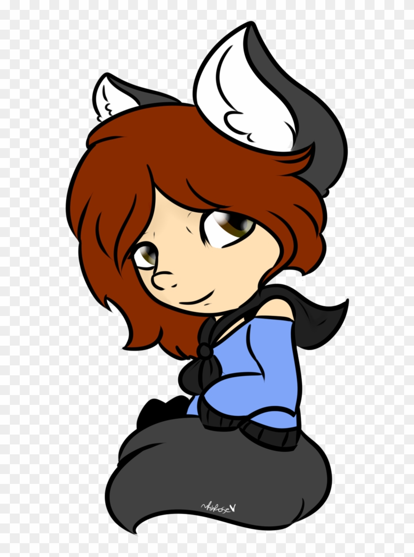 Chibi Wolf Human Rin By Rinrose7 - Cartoon #1156419
