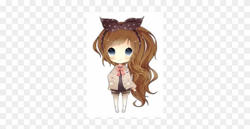 Chibi Wolf Girl Roblox Download - Anime Chibi Girl With Brown Hair #1156491