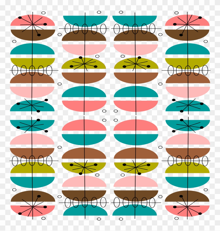 M#century Modern, Atomic Inspired Wallpaper - Mid-century Modern 6 By Hot4tees Bg@yahoo Com - Customized #1157417