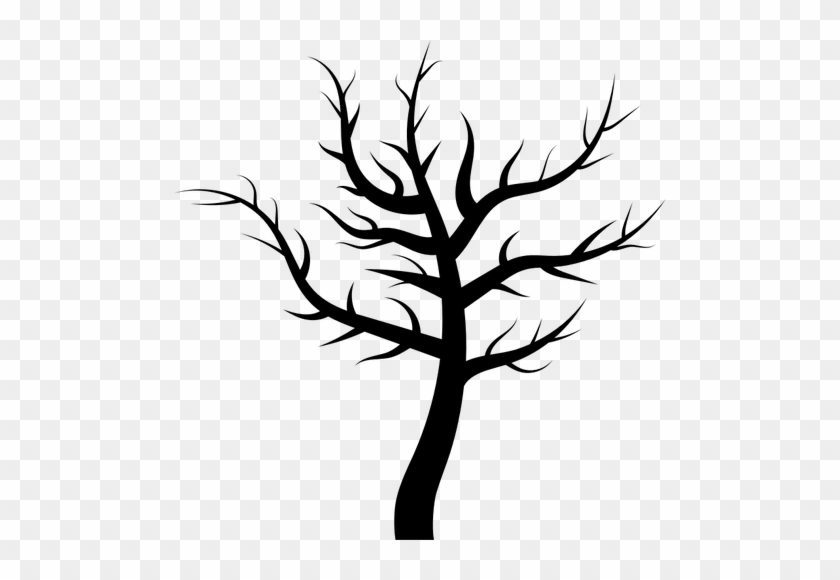 Barren Tree - Spooky Tree Silhouette Png #1157631