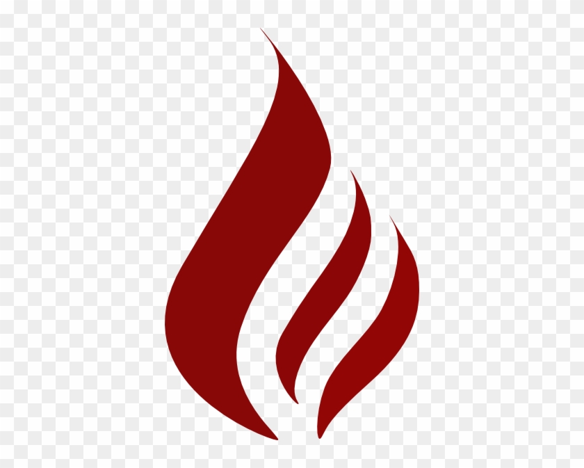How To Set Use Maroon Flame Svg Vector - Blie Leaf Vectors Png #1158210