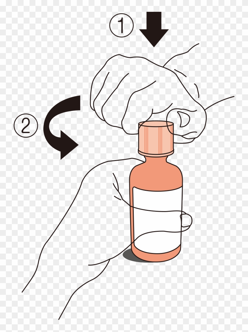 As Shown In The Figure, [1] While Pushing The Cap Down, - Illustration #1158461