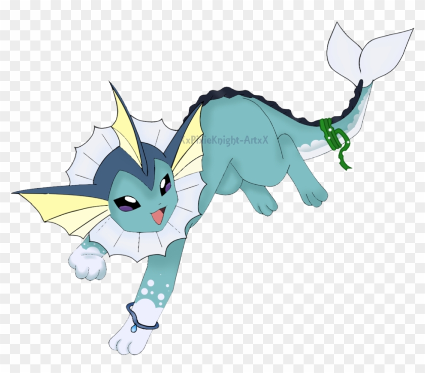 Ara The Vaporeon ~[[pokemon/oc]]~ By Xxpixieknight-artxx - Cartoon #1159262