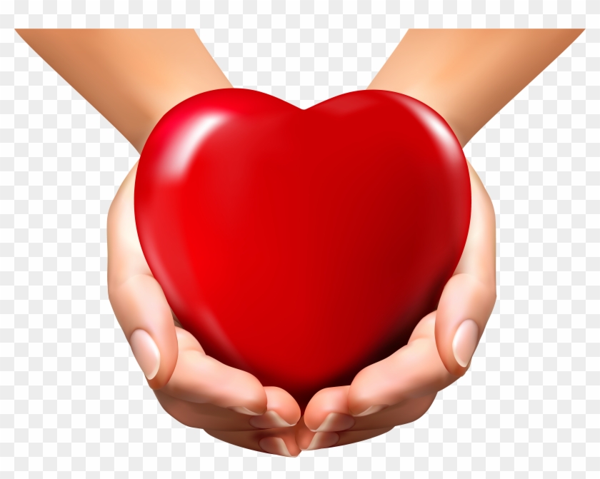 Heart Hand Clip Art - Hands With Heart #1160000