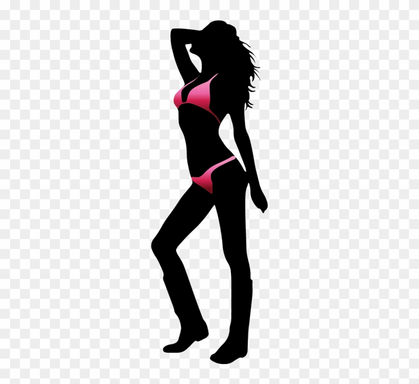 Wall Colour - Bikini Silhouette Png #1160031