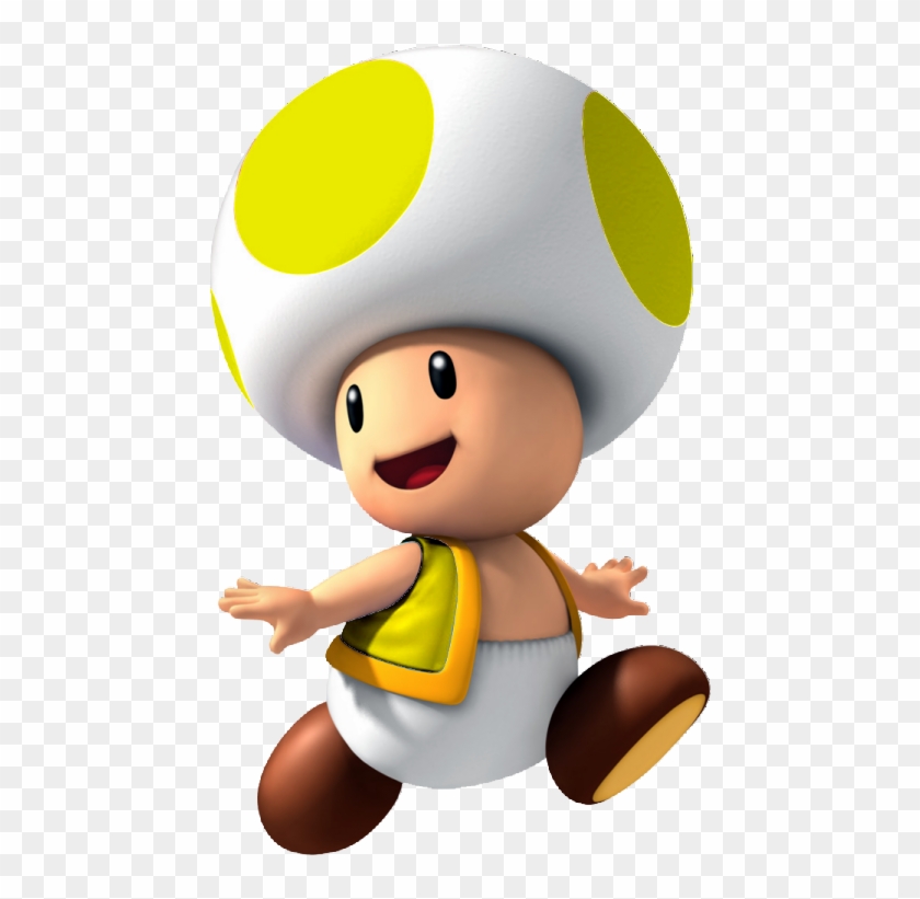 Yellow Toadstool - Toad Mario #1160292