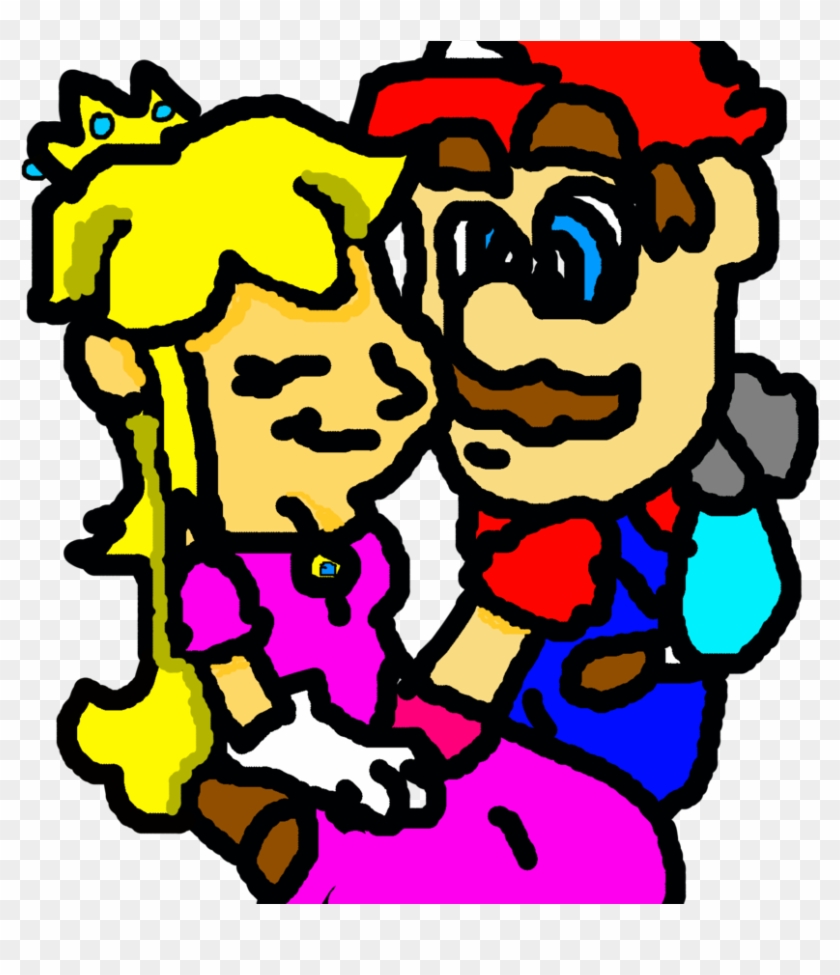 Mario And Peach By Mariotoadstool1987 - Mario And Peach By Mariotoadstool1987 #1160297