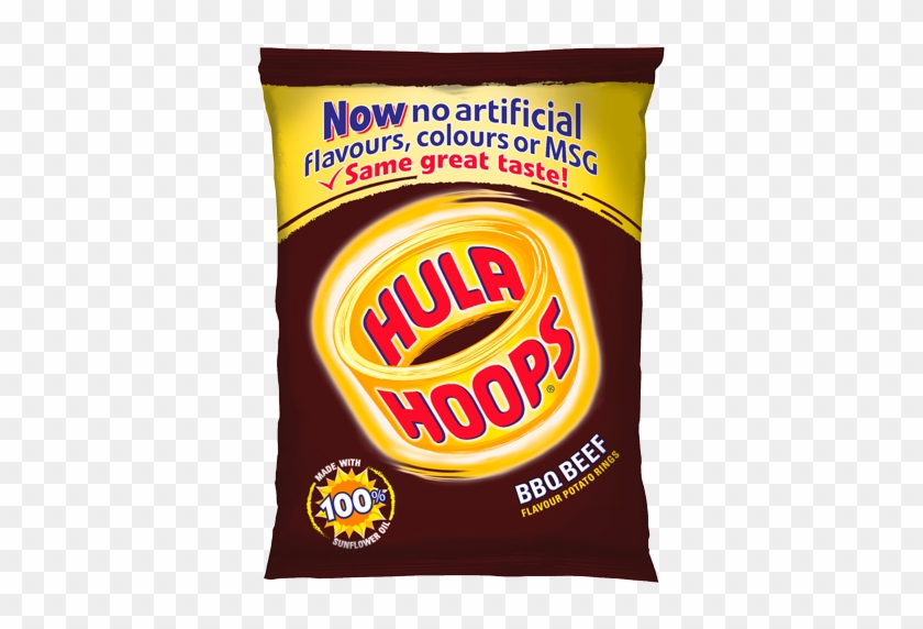 Hulahoops Bbq Beef Crisps - Hula Hoops Bbq Beef Flavour Crisps Potato Rings 34g #1160987