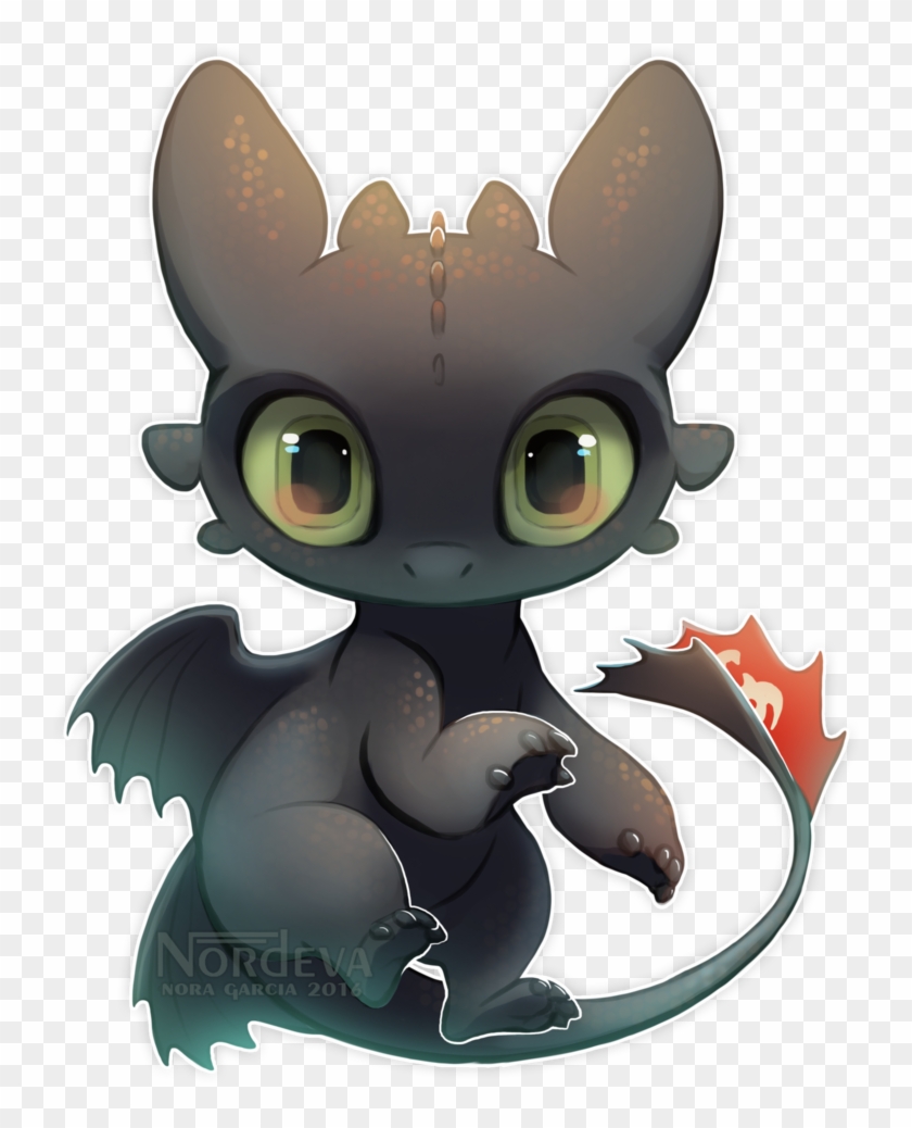Cute Baby Dragon Tattoo Download Cute Baby Dragon Tattoo - Toothless Chibi #1161159