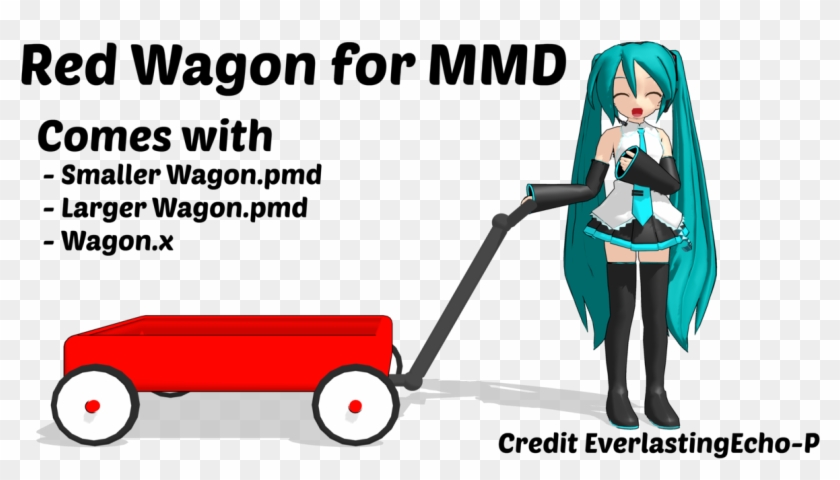 Red Wagon By Potattertot - Cartoon #1161217