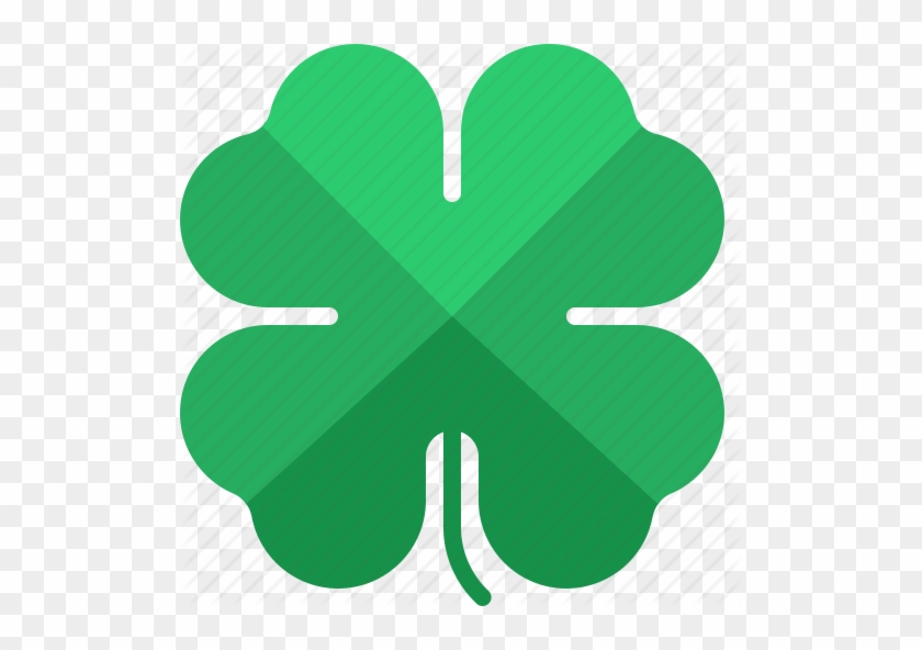 Coloring - Shamrock - Clover Png Flat #1161574